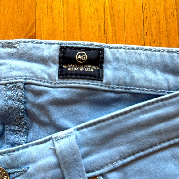 AG Adriano Goldschmied Womens 26 Reg The Stilt Cigarette Leg Jeans Neon Blue 26R - Picture 6 of 12